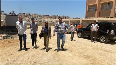 متابعة ميدانية لمعدلات العمل بمشروع تطوير منطقة الإسراء بالضواحي في بورسعيد