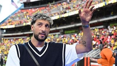 وسام أبو علي يساند منتخب مصر ضد البرازيل من المدرجات قبل المونديال