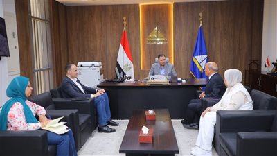 محافظ دمياط يستقبل المشرف العام لجهاز حماية المستهلك بدمياط ومدن القناة