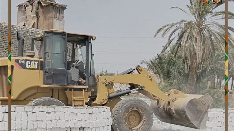 إزالة التعديات بمحافظة
