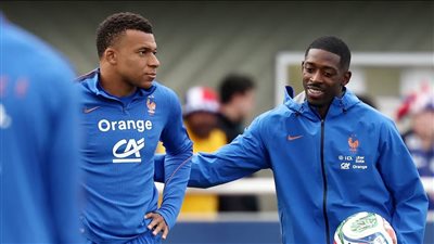 ديمبيلي يطالب مبابي بزيادة المجهود الدفاعي مع فرنسا قبل كأس العالم