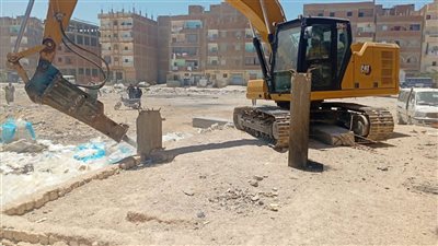 حي الجناين ينفذ حملة إزالة موسعة بأرض عبد العزيز وأبو عارف 