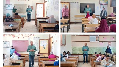 الفولى يتابع أداء طلاب الإعدادية لامتحان اللغة الأجنبية بلجان ناصر ببنى سويف 
