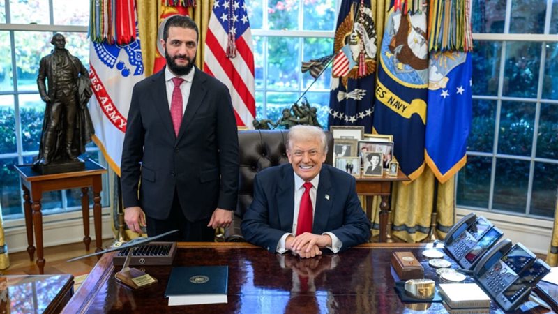 ترامب وأحمد الشرع 