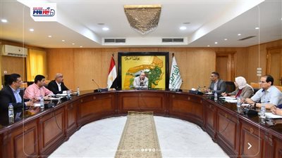 محافظ الفيوم يبحث آليات إعادة تشغيل وحدة التغويز اللاهوئي لإنتاج الطاقة 