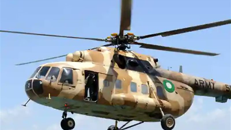 تحطم مروحية للجيش