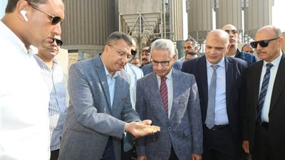 خيرات بلدنا ..أكثر من 338  ألف طن قمح بصوامع بنى سويف منذ بدء الموسم 