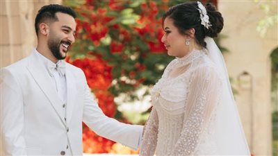 بالفستان الأبيض .. هايدي كامل تحتفل بزفافها على عبدالله التركي وتشعل انستجرام