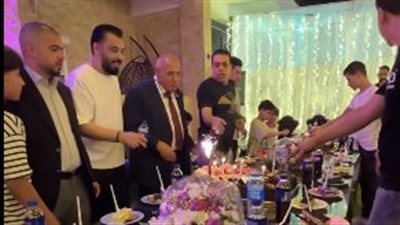 أمين العمل الجماهيري بـ«مستقبل وطن» يشكر أهالي الزاوية الحمراء بعد مفاجأة عيد ميلاده 