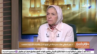 يمن الحماقي: مصر لا تمتلك حتى الآن تنوعا كافيا في هيكلها التصديري