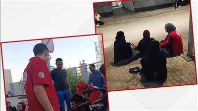 الهلال الأحمر المصري يقدم الدعم النفسي لمصابي وذوي ضحايا حادث قطار السويس