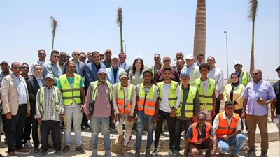 وزيرة الإسكان تتفقد مشروع «بيت الوطن» بالقاهرة الجديدة وتتابع أعمال المرافق