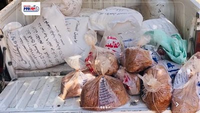 ضبط 55 كيلو «حواوشي» فاسد خلال حملة مكبرة على مطاعم سنورس بالفيوم
