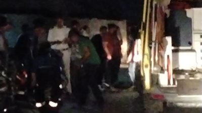 إصابة شخصين في تصادم تاكسي ودراجة بخارية بشارع الصاوي في طنطا