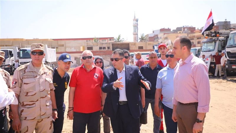 محافظ دمياط يتابع