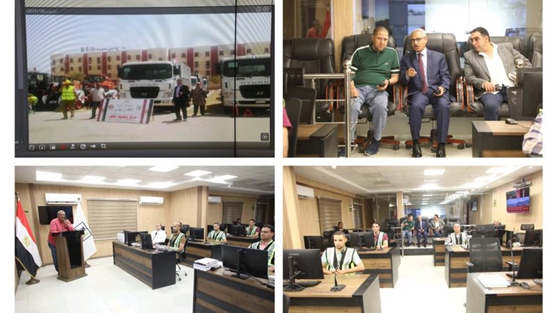 محافظ بنى سويف والسكرتير