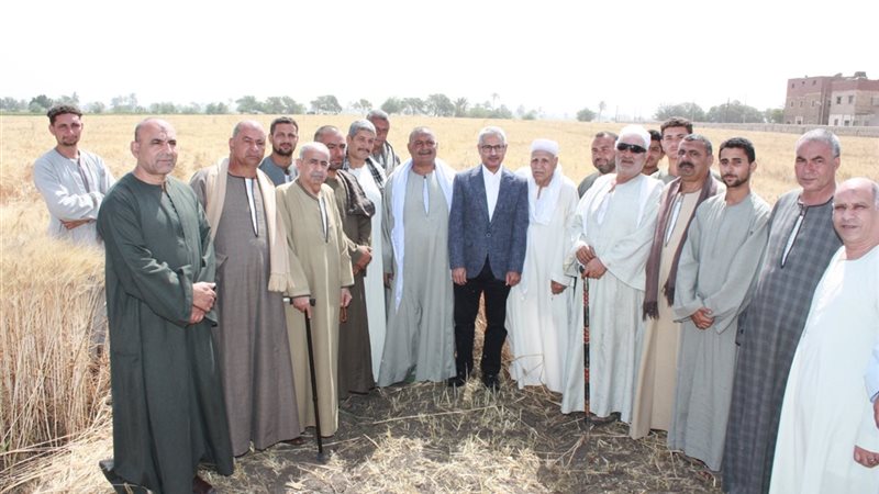 محافظ بنى سويف وعدد
