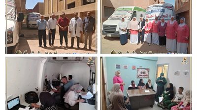 الكشف على 1352 مواطنًا.. قافلة طبية مجانية تقدم 3877 خدمة ببني سويف
