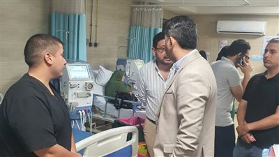 لمتابعة الخدمات.. مدير الرعاية الثانوية والثالثية يتفقد مستشفى الكبد بالسويس 