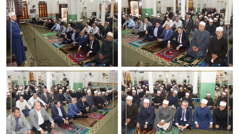 محافظ بنى سويف وقيادات