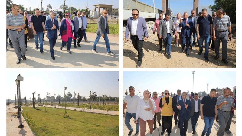 محافظ بنى سويف خلال