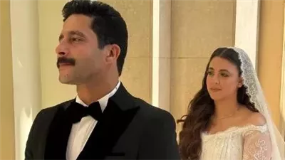 الصور الأولى من حفل زفاف الفنانة هايدي رفعت ومصطفى منصور
