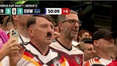 هتلر في المونديال .. مشجع ألماني يلجأ للقضاء لتزييف صورة له بالذكاء الاصطناعي