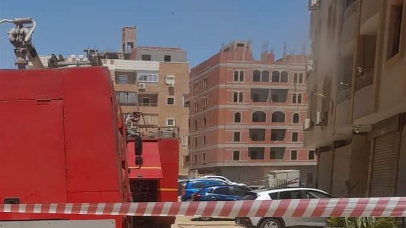 جانب من الحادث 