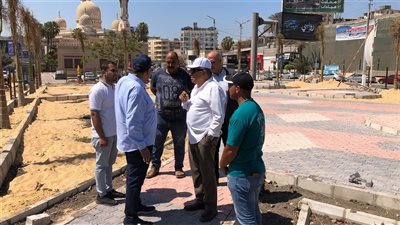 محافظ الدقهلية يتابع أعمال تطوير حديقة كوكب الشرق بشارع الجيش 