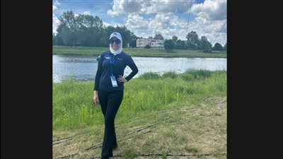 نانسي أحمد أول حكمة مصرية تحصل على شارة التحكيم الدولي للكانوي سلالوم