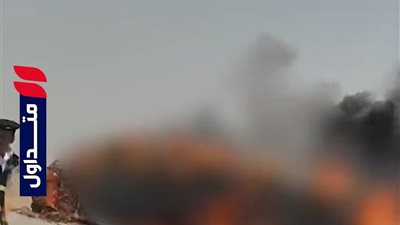 كاميرات توثق اندلاع حريق داخل شقة سكنية في مدينة بورفؤاد