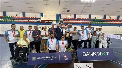 نادي الحرية للمعاقين ببورسعيد يتوج بطلاً للدوري العام للكرة الطائرة جلوس
