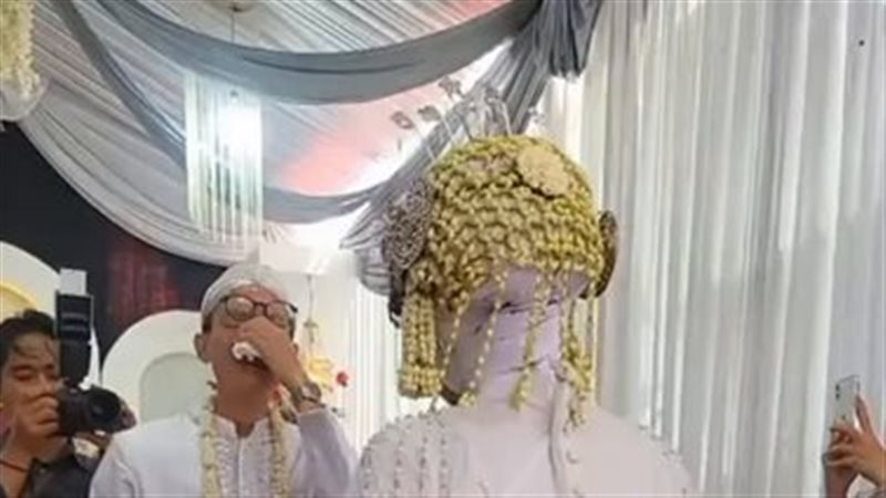 عريس يفقد وعيه
