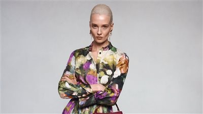 أوسكار دي لا رينتا تحفي بالطبيعة والزهور في مجموعة pre-spring 2027