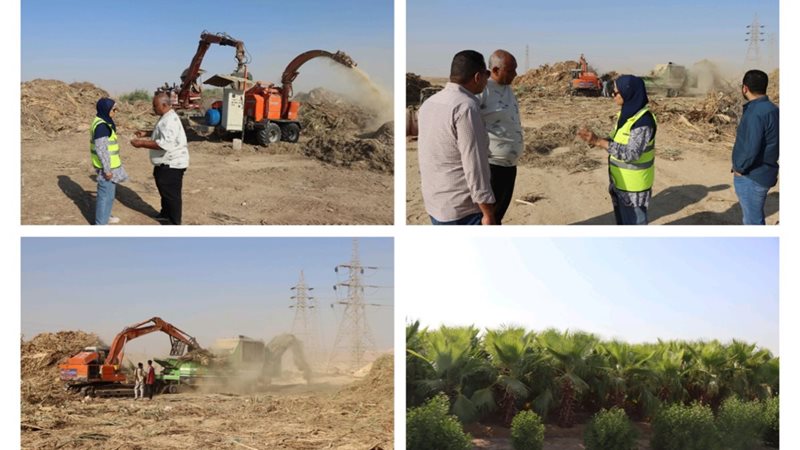 جانب من متابعة المهندسة