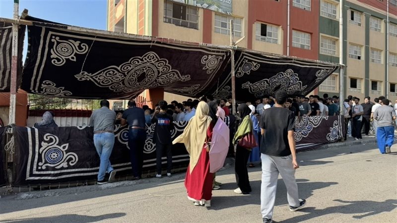 توافد طلاب الثانوية