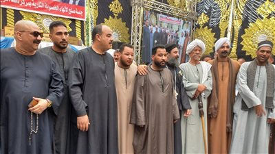 إنهاء خصومة ثأرية بين عائلتين في قرية أبو مناع بحري بدشنا بقنا