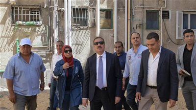  الانتهاء من ٦٠٪ من طلاء٤٠عمارة وبدء الرصف بعمر بن عبدالعزيز ببورسعيد