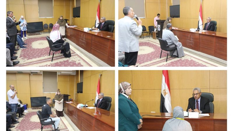 محافظ بنى سويف ووكلاء
