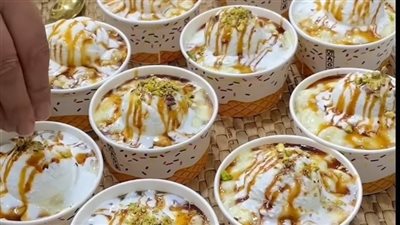 طريقة عمل العاشوراء بالكريم شانتيه في المنزل خطوة بخطوة