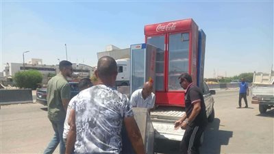 حي الجناين يشن حملة مكبرة لرفع الإشغالات والتعديات بقرية العمدة بالسويس