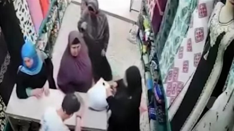 سرقة شنطة داخل محل