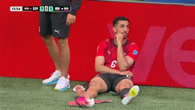 محمد عبد المنعم يعتذر للجهاز الفني وزملائه عن ضربة جزاء إيران