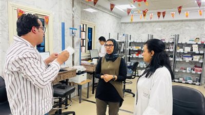 جولة إشرافية لإدارة الرعاية الأولية بوحدة طب أسرة مبارك لمتابعة جودة الخدمات 