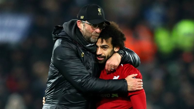 كلوب وصلاح في ليفربول