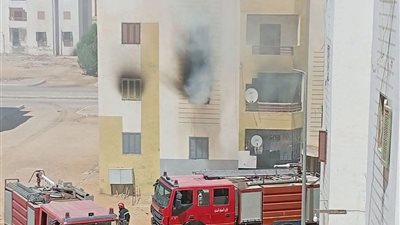 السيطرة على حريق وحدة سكنية بمدينة الشهداء في حي عتاقة بالسويس