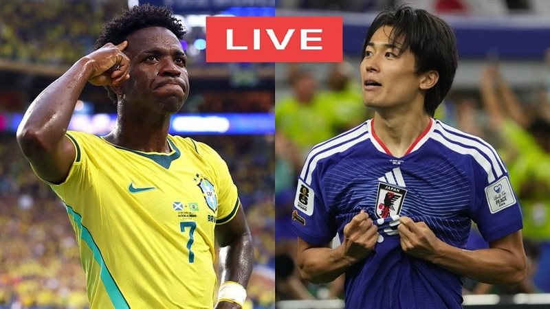 بث مباشر مشاهدة مباراة البرازيل واليابان