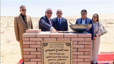 رئيس اقتصادية قناة السويس يضع حجر أساس مصنع هندي باستثمارات 16 مليون دولار