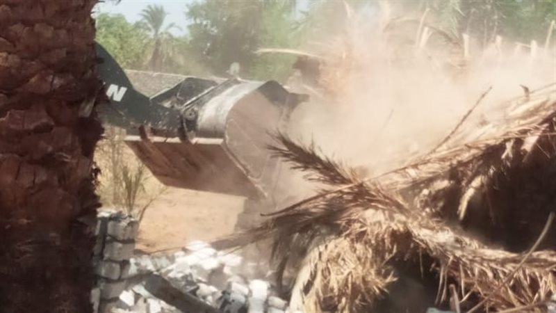 من أعمال ازاله الاشغالات
