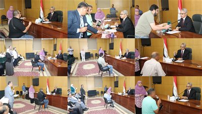 مساعدات مالية وتسريع إجراءات وحلول لمشكلات .. لقاء محافظ بنى سويف مع المواطنين